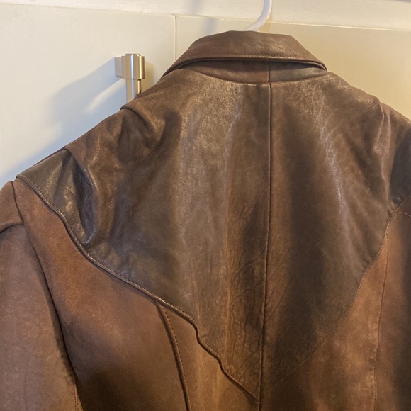 Vintage San Diego leather jacket factory made in USA women’s size large. - Picture 10 of 12